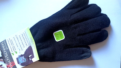 Guanti neri guanti touch