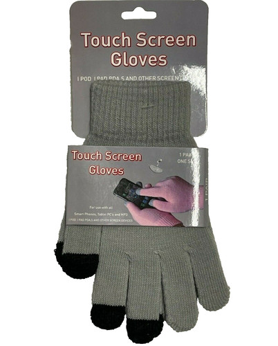 Guanti donna grigi - , touch